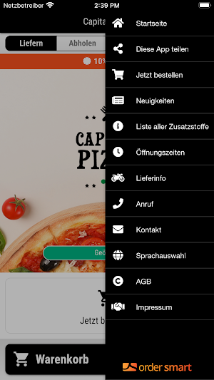 Capital Pizza Screenshot 2