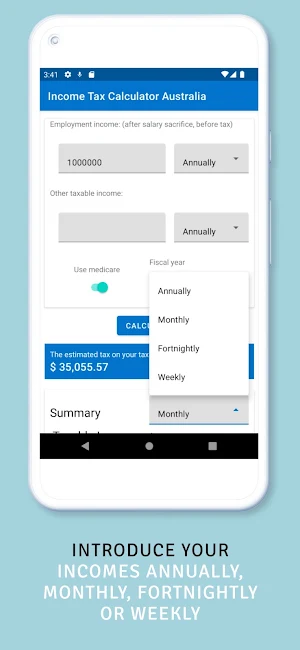 Calculate Income Tax Australia Screenshot 3