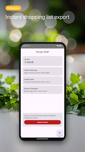 Recipe Shelf Screenshot 2