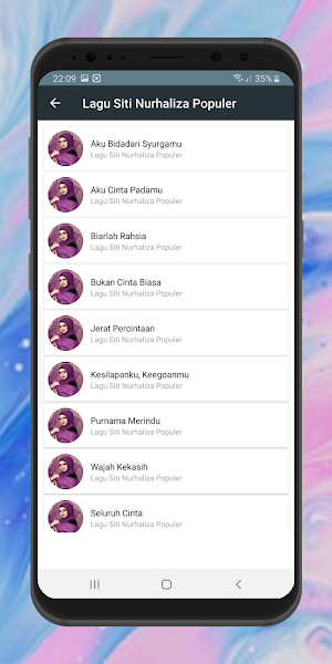 Kumpulan Lagu Siti Nurhaliza Lengkap Offline Lirik Screenshot 2