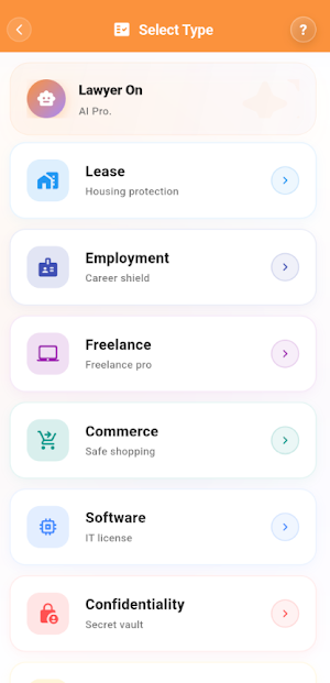 Contract Assistant: AI Review Screenshot 1