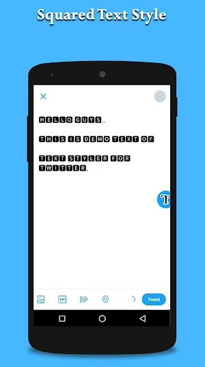 Text Style for Twitter Screenshot 0