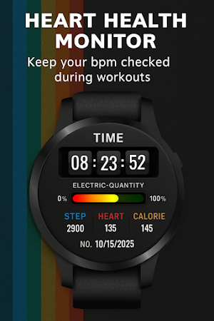 FitStep Digital WatchFace Screenshot 3