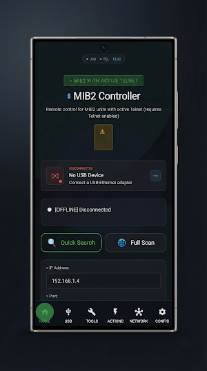 MIB2 Controller Screenshot 0