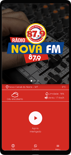 Nova FM 87.9 - Nova Canaã - MT Screenshot 0