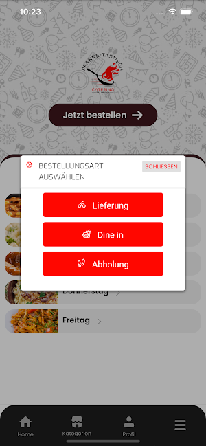 Pfanne Tastisch Catering Screenshot 1