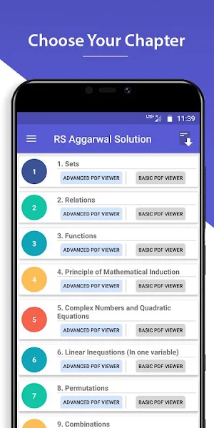 RS Aggarwal Maths Class 11 Solution Screenshot 1