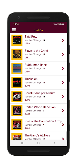 Skidrow Lyrics & Wallpapers Screenshot 1