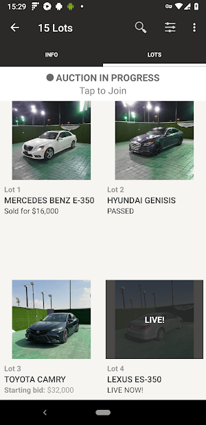 Silver Eagle Auctions Screenshot 2
