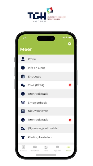 TGH Personeel Screenshot 2
