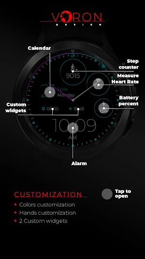 Voron "Violet" Watch Face Screenshot 2