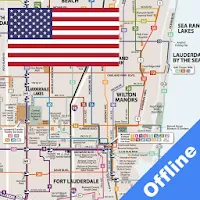FORT LAUDERDALE MAP OFFLINE BROWARD COUNTY TRANSIT