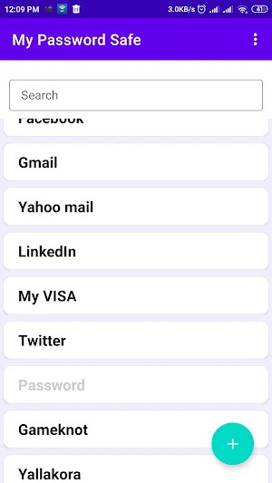 My Password Safe Screenshot 0