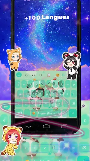 Shimeji Anime Keyboard Themes Screenshot 0