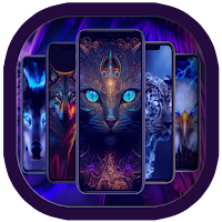 NEON ANIMALS WALLPAPER