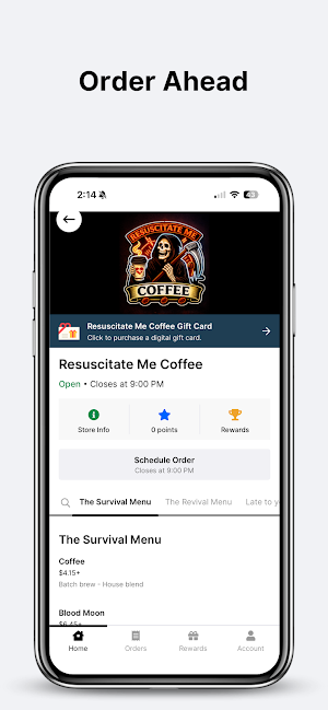 Resuscitate Me Coffee Screenshot 0