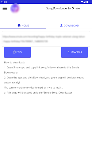 Song Downloader for Smule Screenshot 0