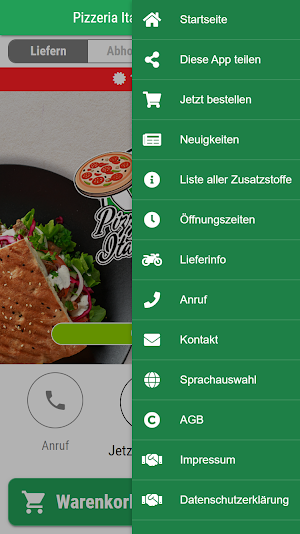 Pizzeria Italiana Emsdetten Screenshot 2