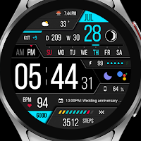 9INE 003e: Digital watch face