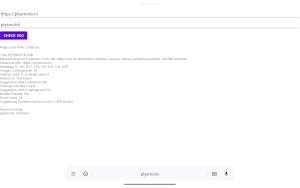 Mini SEO Checker – Website SEO Screenshot 2
