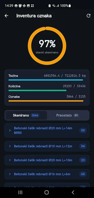 Inter S.T.E.E.L WH Management Screenshot 0