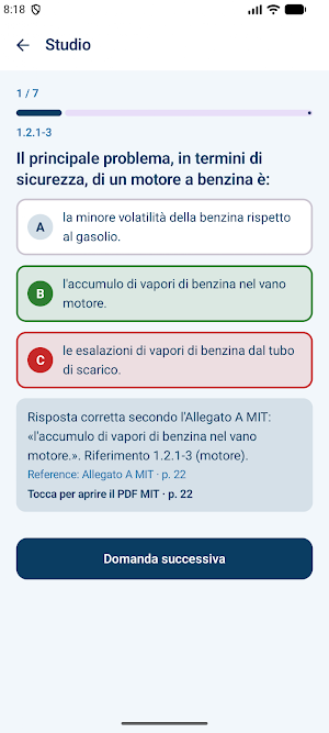 Quiz Patente Nautica 2026 Screenshot 1
