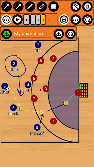 Handball Tactic Board Screenshot 1