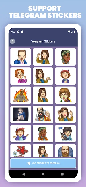 Stranger Things Stickers - WA Screenshot 3