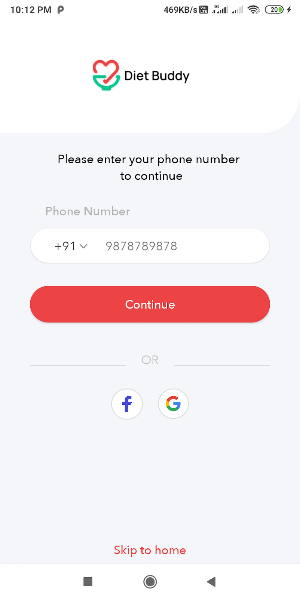 Diet Buddy Screenshot 2