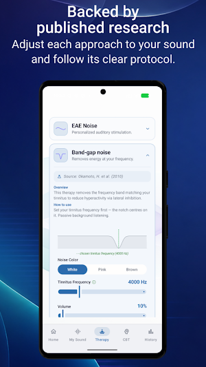 Tinnitus Toolkit: Sound & CBT Screenshot 2
