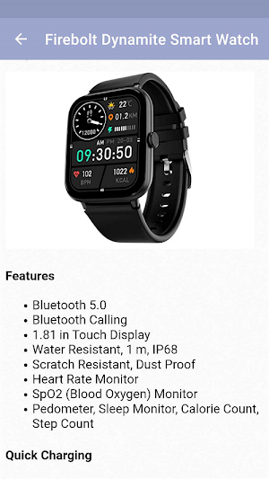 Firebolt Smart Watch Guide Screenshot 1
