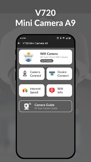 V720 Mini Camera A9 App Screenshot 0