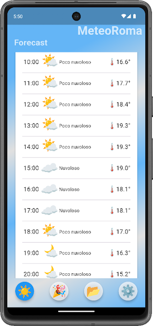 Meteo Roma: previsioni Screenshot 0