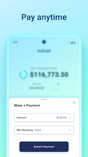 Inclined Line of Credit Screenshot 1