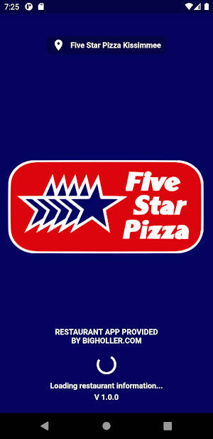 Five Star Pizza Kissimmee Screenshot 1