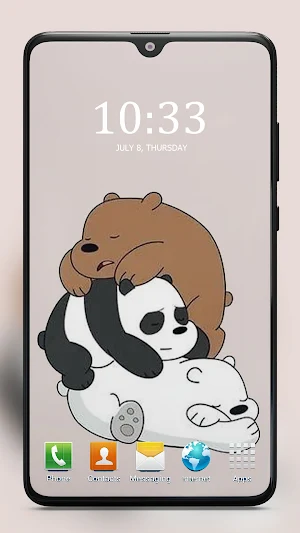 Cute Bear Cartoon Wallpaper Special Screenshot 3