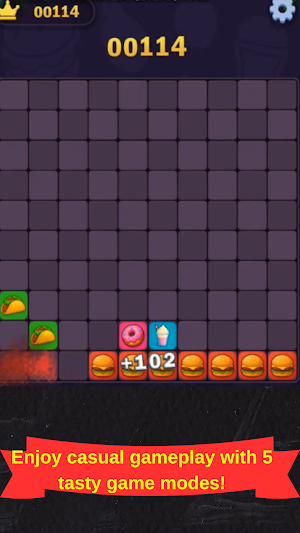 Food Block Blast - Puzzle Game Screenshot 1