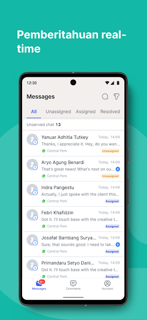 Mekari Qontak Omichannel Chat Screenshot 1