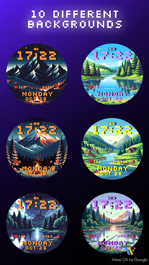 PixelWatch Wear OS Watch Face Screenshot 1
