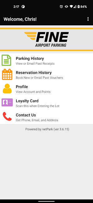 Fine Parking Houston Screenshot 2