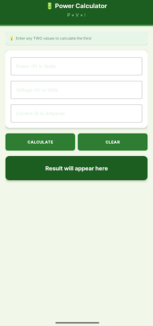 Electro Calculator Screenshot 2