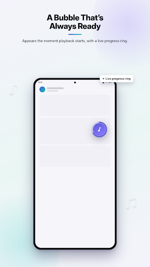 Mini Player+ Music Bubble Screenshot 1