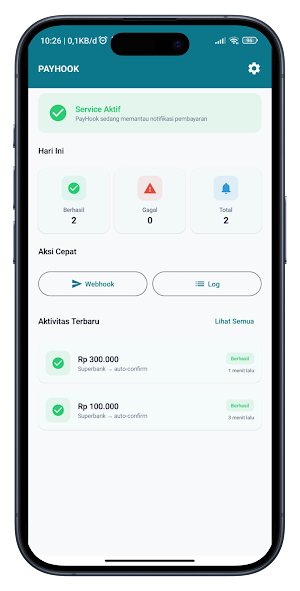 PayHook - Payment Webhook Screenshot 1