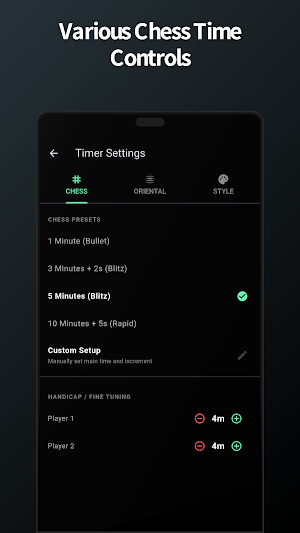 Chess Clock: Precise Timer Screenshot 2