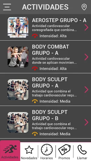 Área Fitness Screenshot 1