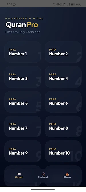 Al Quran 30 Para Audio Screenshot 0