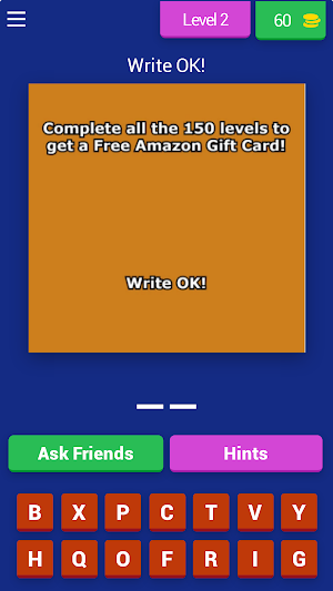 Amazon Gift Cards Task Levels Screenshot 2