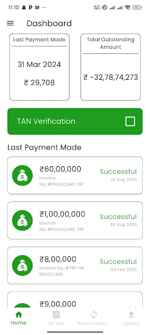 SMS Envoclean Screenshot 1