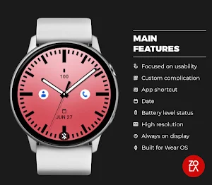 Solid Sweet Pink Watch Face Screenshot 1