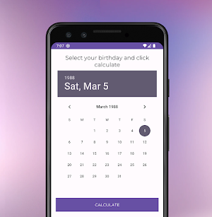 Birthday Calculator Screenshot 1
